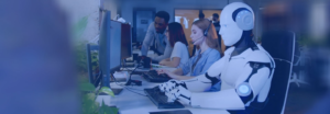 person using AI tool job